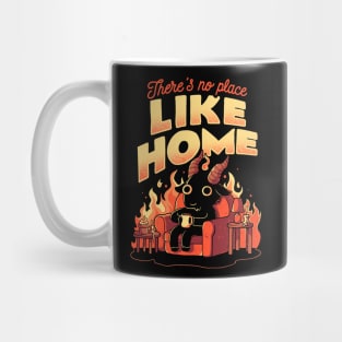 Theres No Place Like Home - Cute Evil Dark Funny Baphomet Gift Mug